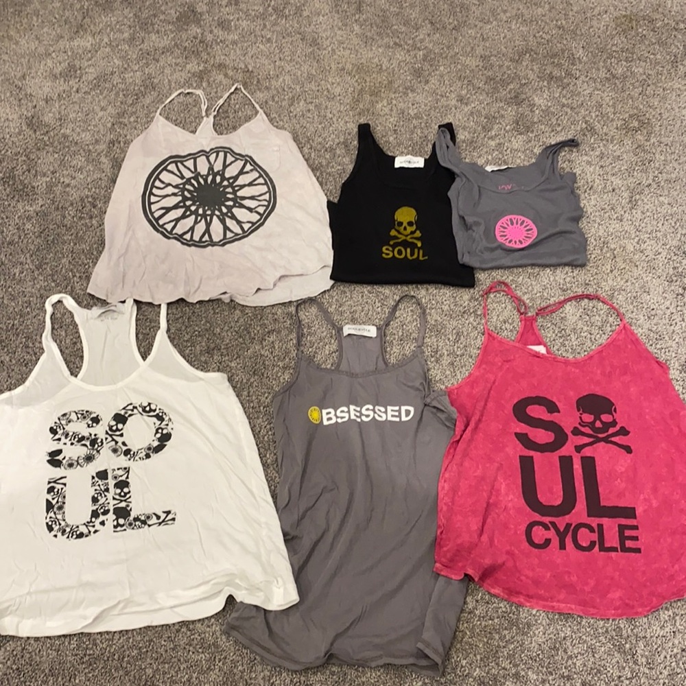 6 soul cycle tanks - Picture 1 of 4